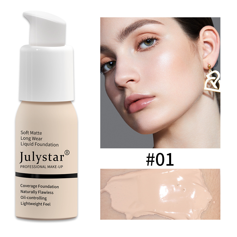 Moisturizing Foundation Make-up, Waterproof, Long-lasting, Concealer, Liquid Foundation, Beauty Makeup — foto 2