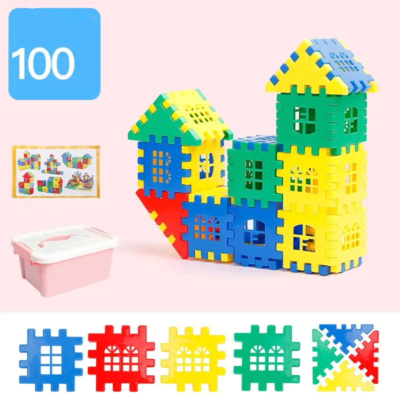 Building Block Puzzle Assembling Toys Large Particle