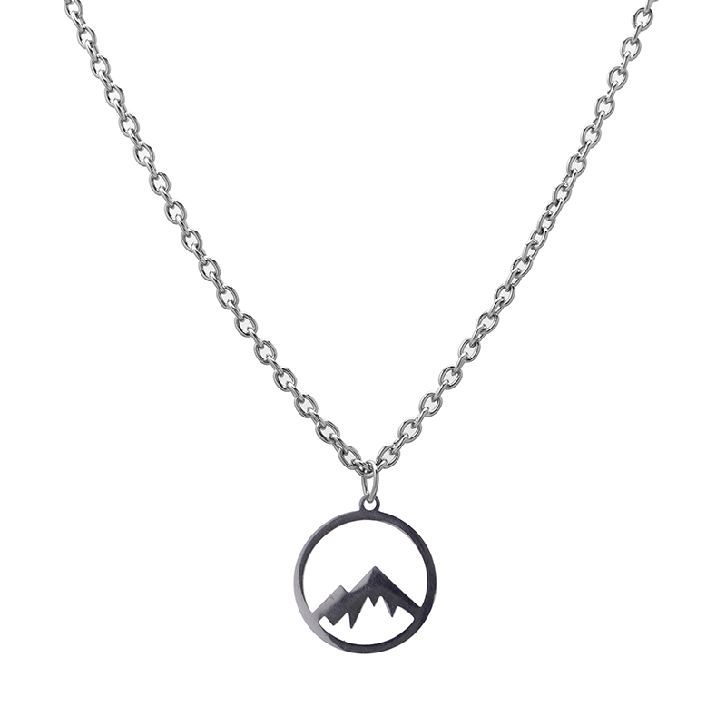 Sweater Hollow Mountain Peak Soil Cool Di Necklace