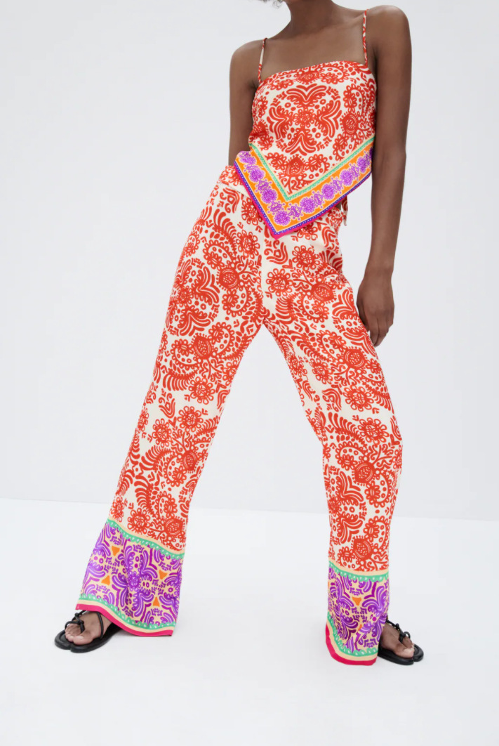 Title 4, Printed Home Trousers Women