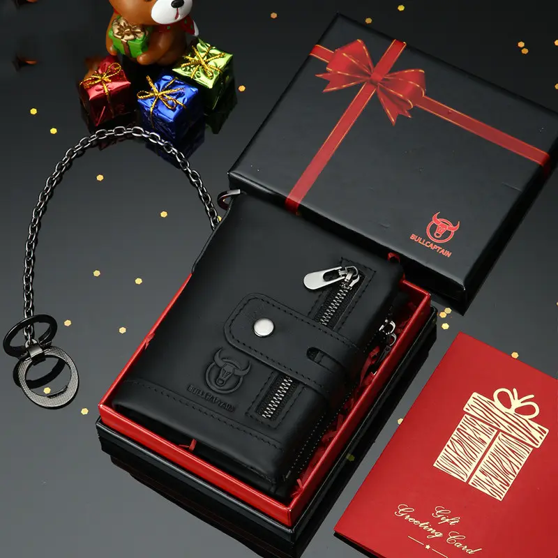 Leather Mobile Phone Holder Wallet Multi-function Anti-theft