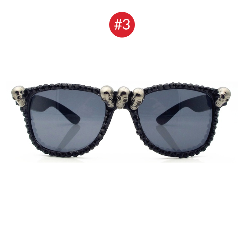Rectangular Skull Sunglasses