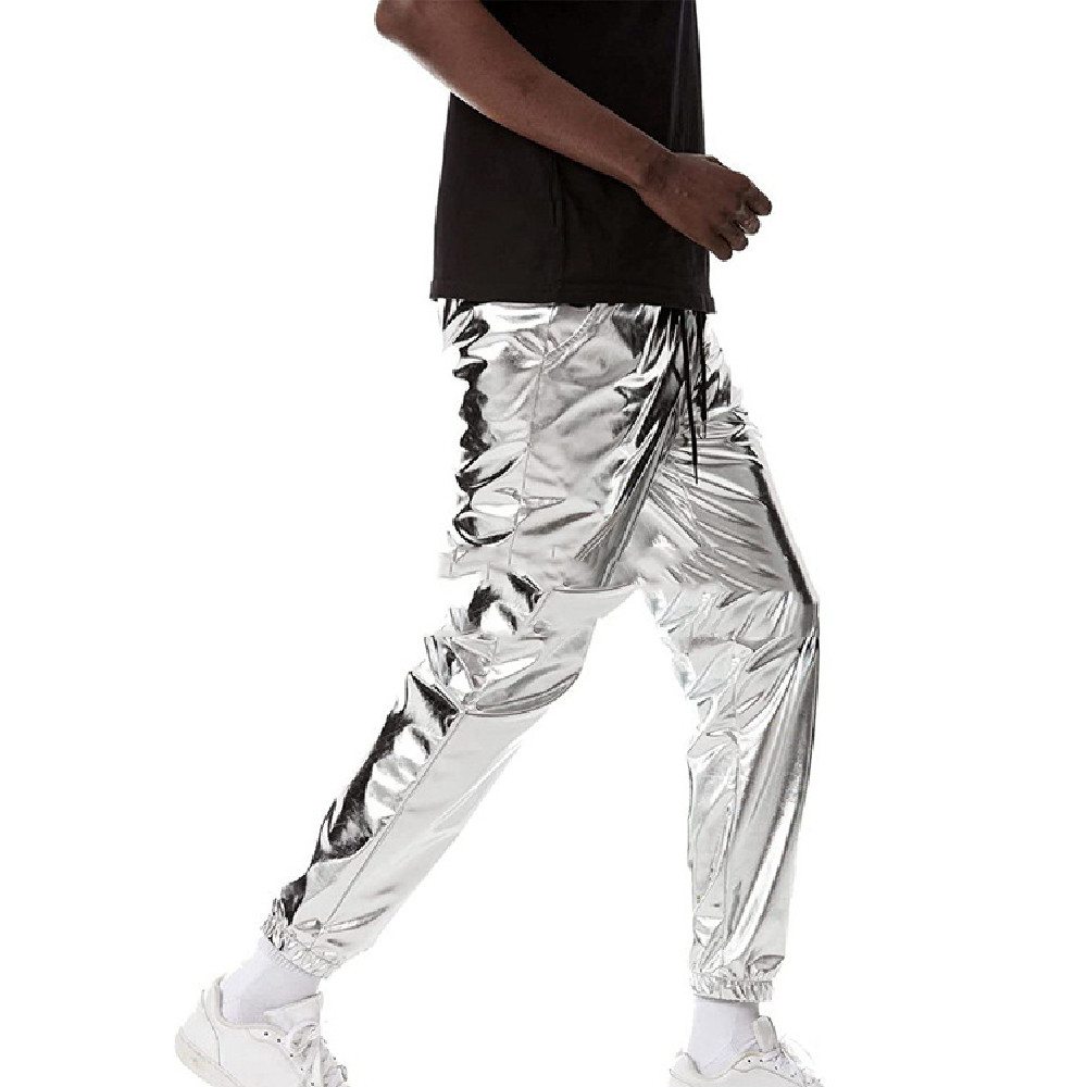 Title 6, Nouveau Pantalon de Jogging Métallique Tendance...