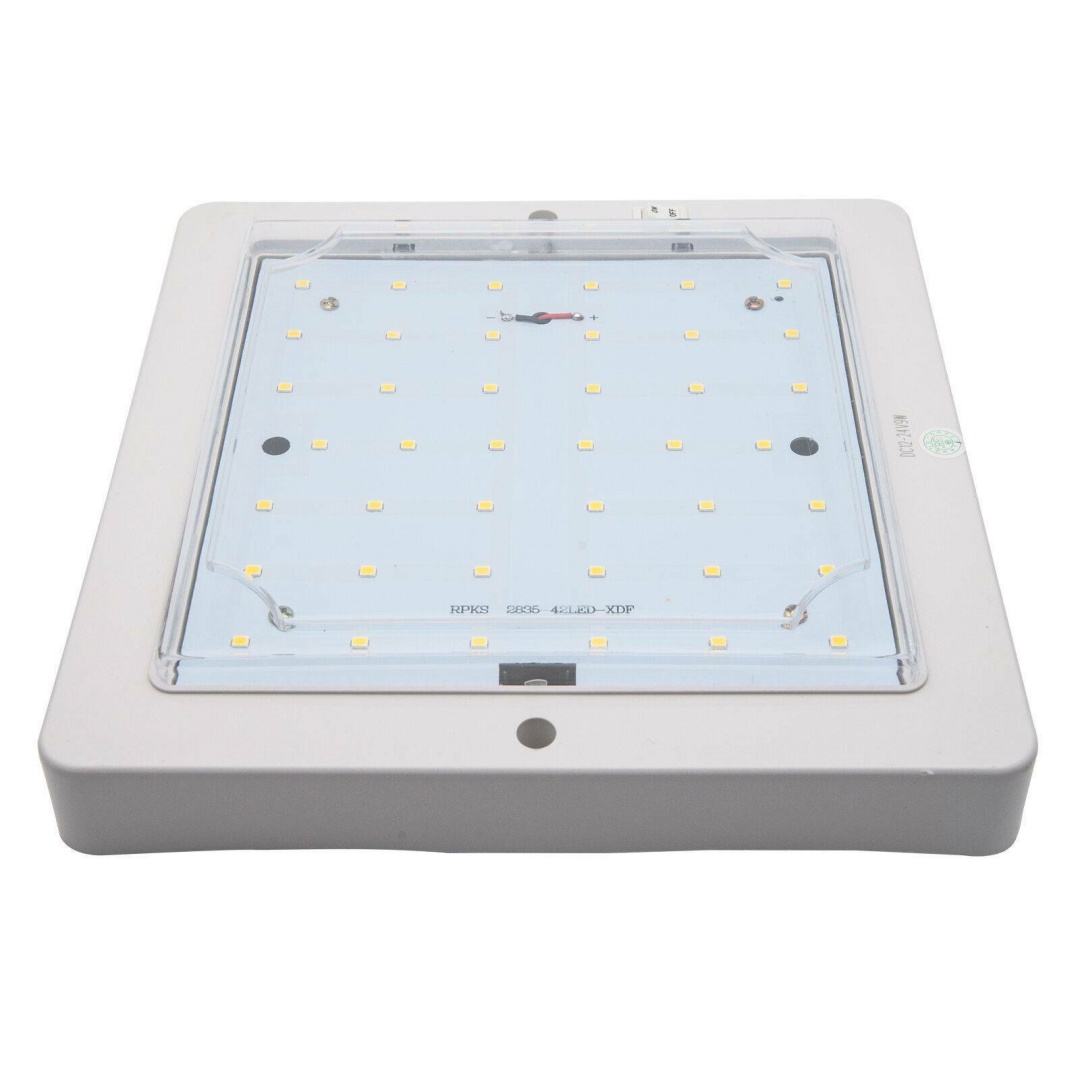 12V-9W LED Interior Roof Light For Caravan Motorhome Camper Van Boat 6000K White — image 9