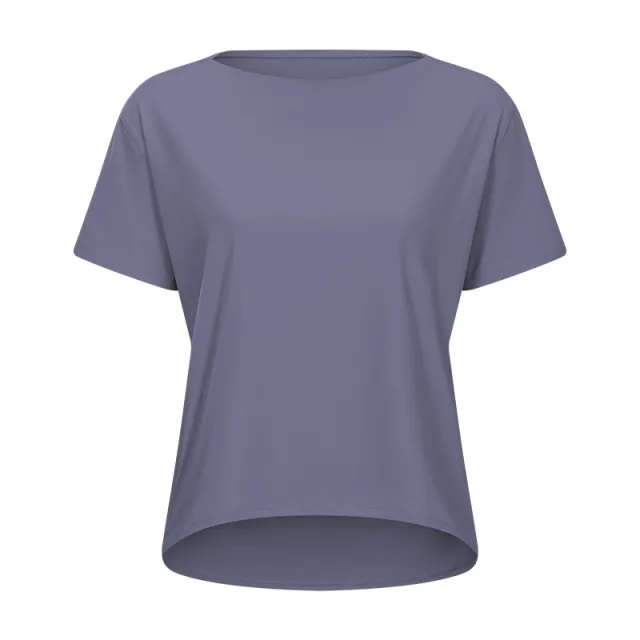 Fashion All match Drape Breathable Simple Loose Yoga Clothes Honey Grapefruit 4Size - Shop at LoveMi