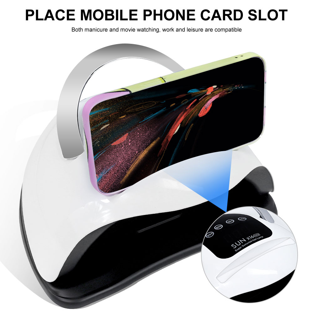 UV LED Nail Lamp Professional LED Nail Dryer For Gel Nails With Removable Base, Touch Screen 4 Timers And Automatic Sensor UV LED Nail Lamp Professional LED Nail Dryer For Gel Nails With Removable Bas 6