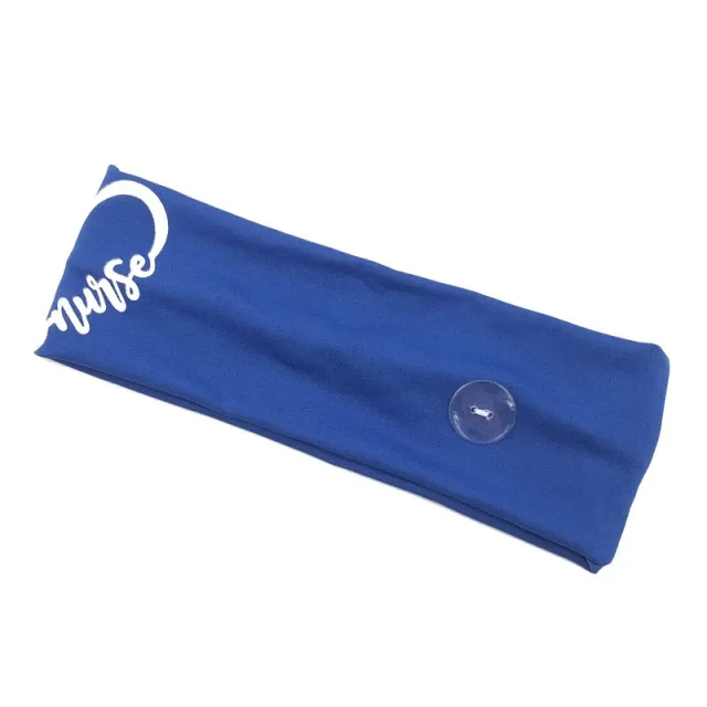 Milk Silk Mask Button Hair Band Blue - Shop at LoveMi