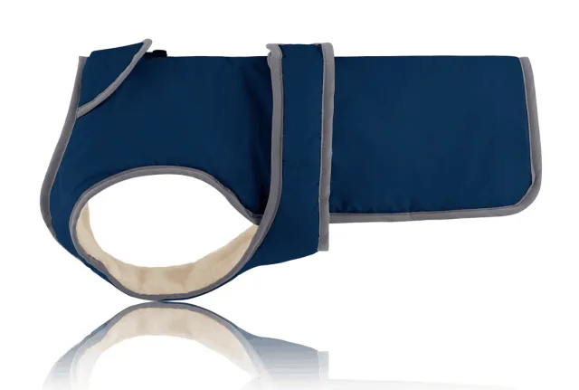 Pet Dog Lapel Solid Color Cotton Vest Navy Blue - Shop at LoveMi