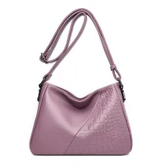 Autumn And Winter New Large Capacity Casual Messenger Bag - Purple - View 1
