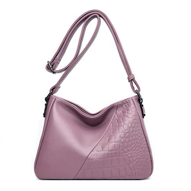 Autumn And Winter New Large Capacity Casual Messenger Bag Purple - Shop at LoveMi