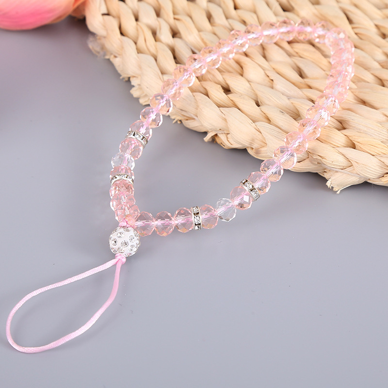 Title 6, Mobile Phone Lanyard Crystal Short Bracelet Pen...