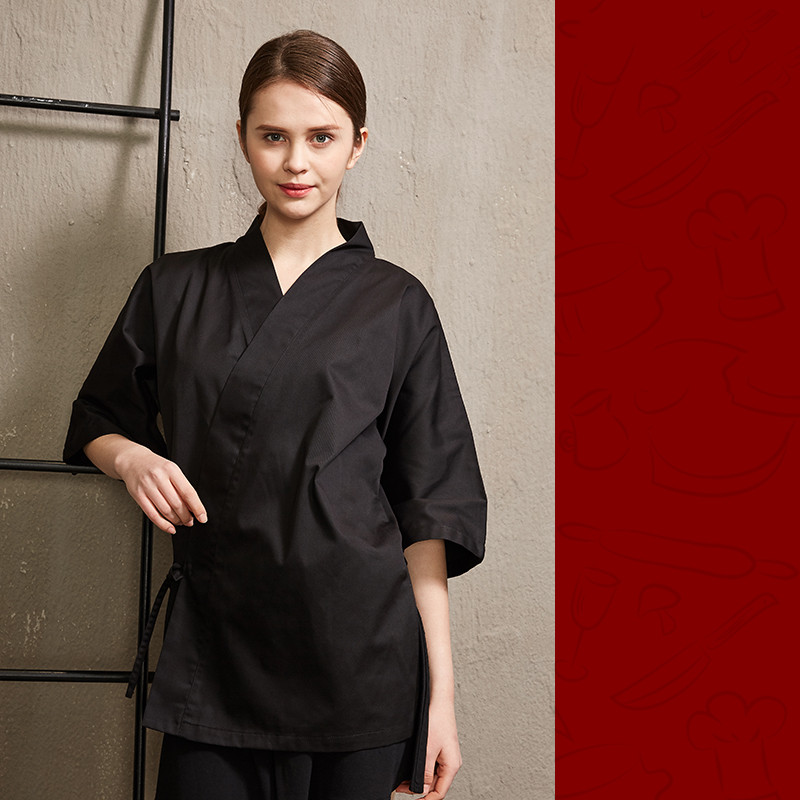 Restaurant Chef's Work Clothes Wine House's Tattoo Shirt