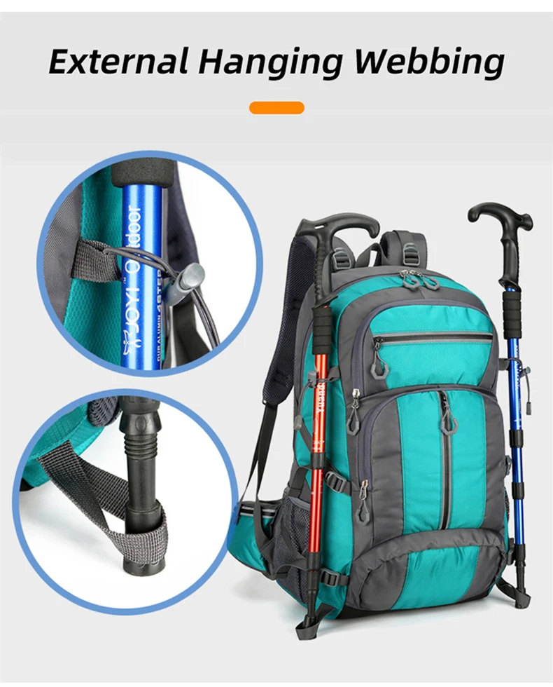 Title 4, 50L Fishing Backpack Large Capacity Camping Bag...