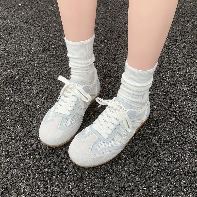 Fashionable Mesh Breathable Casual German Training Shoes For Women In The Summer Of 2026, Versatile, Lightweight, Flat And Comfortable Sports Board Shoes
