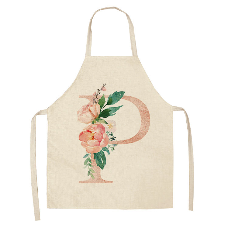 Title 7, Letter series cotton and linen apron