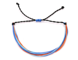 Boho Rainbow Waxed Braid Bracelet