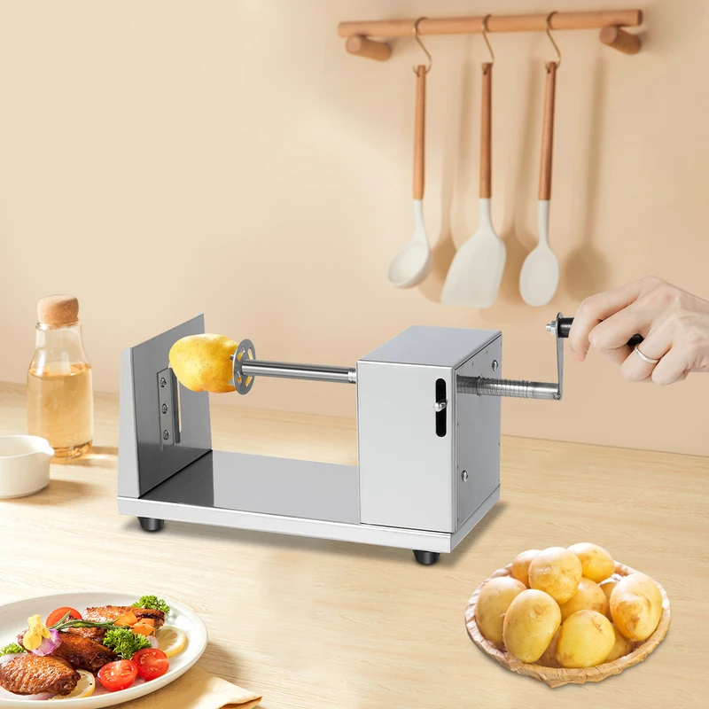 Stainless Steel Twister Potato Slicer Cutter Spiral Cutter Potato Chips Twister French Fry Vegetable Cutter — foto 6