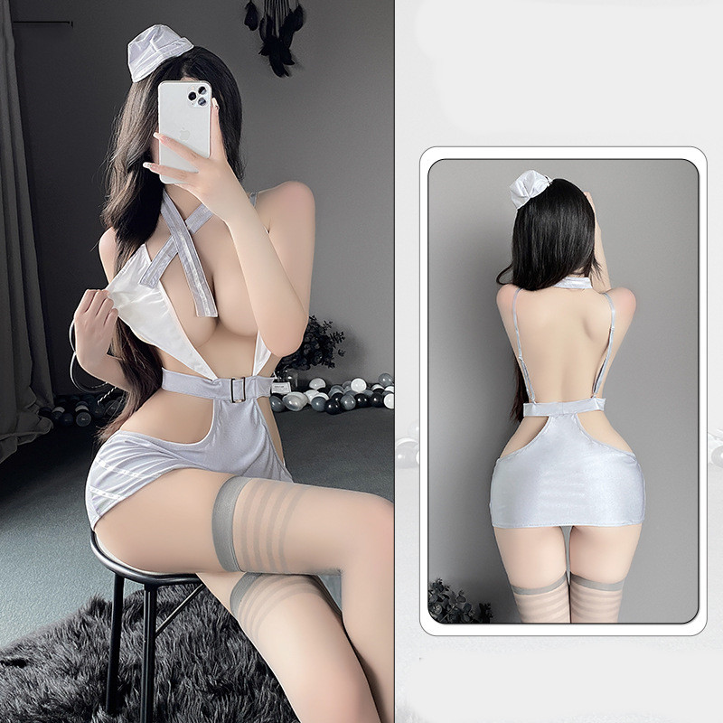 Hollow Adjustable Suspenders Deep V Uniform