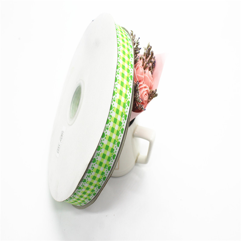 Title 10, Plaid Two-color Printing Thread Belt Fabric Bow...