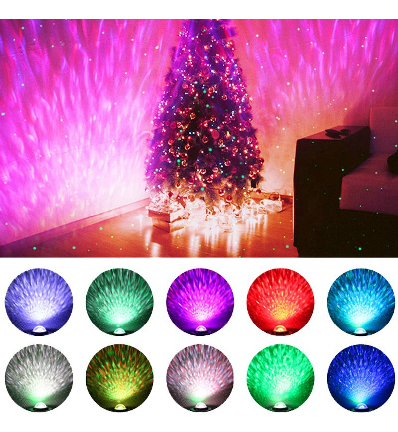 Black Star Projector Galaxy Lamp With Bluetooth And Rotating Function Black