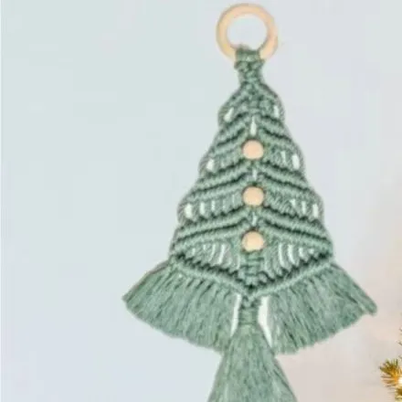 Christmas Tree Diy Material Package Handmade Cotton String Woven – image 3