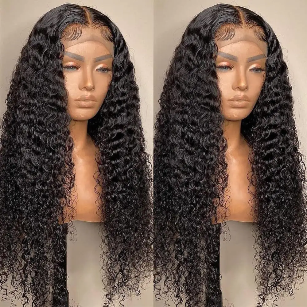 Wig Front Lace Small Roll Medium Long Curly Hair