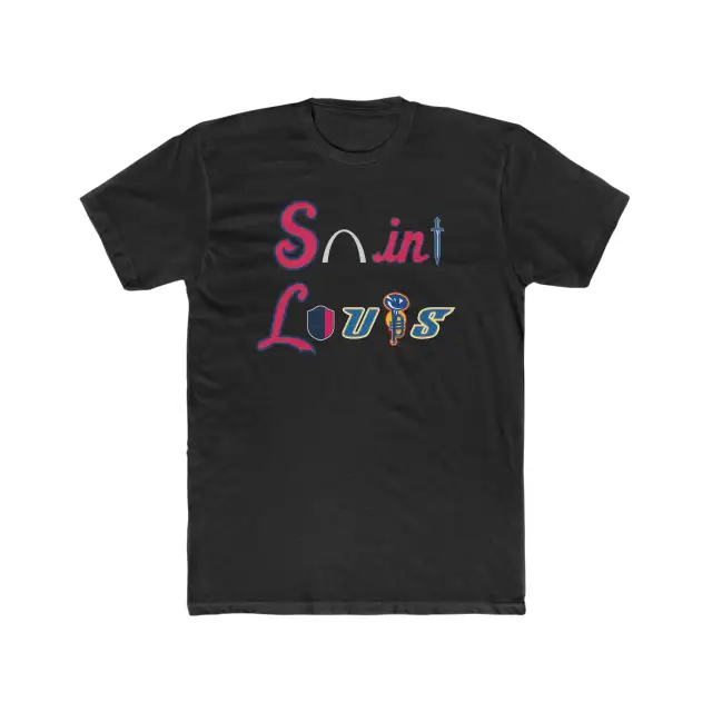 Saint Louis Tee Solid Black Short Sleeve Black - Shop at LoveMi