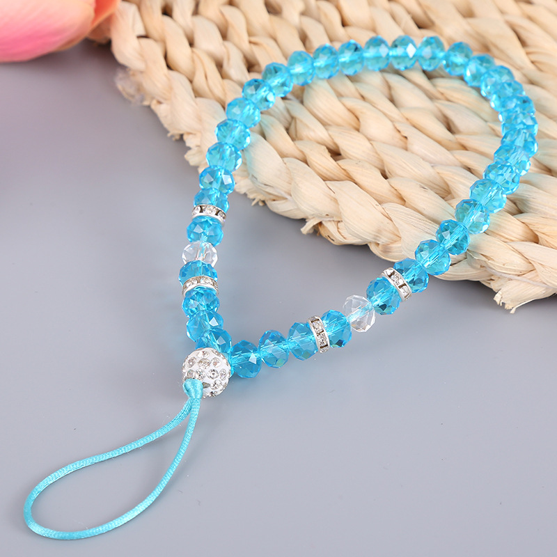 Title 8, Mobile Phone Lanyard Crystal Short Bracelet Pen...