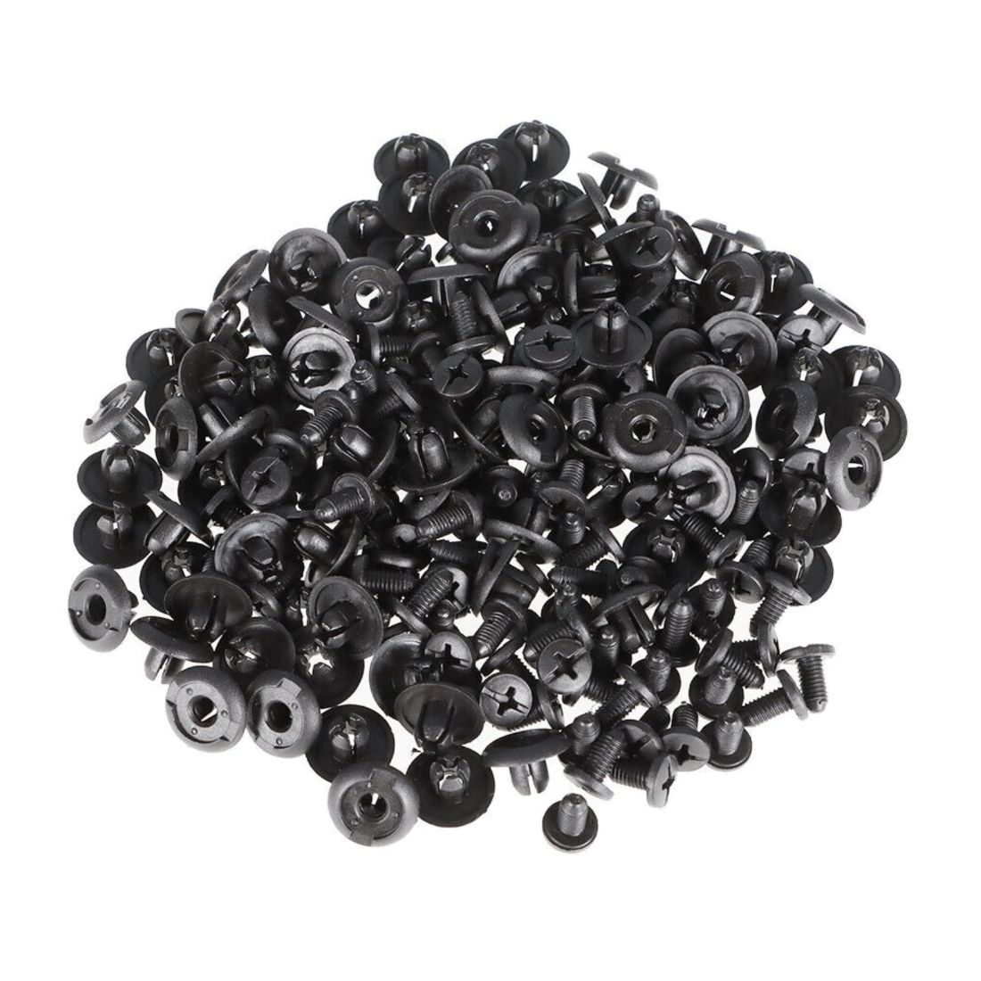 New 1 0 0  Pcs Nylon Rivets Retainer Bumper Fender Clips 8mm For H Onda Acura US