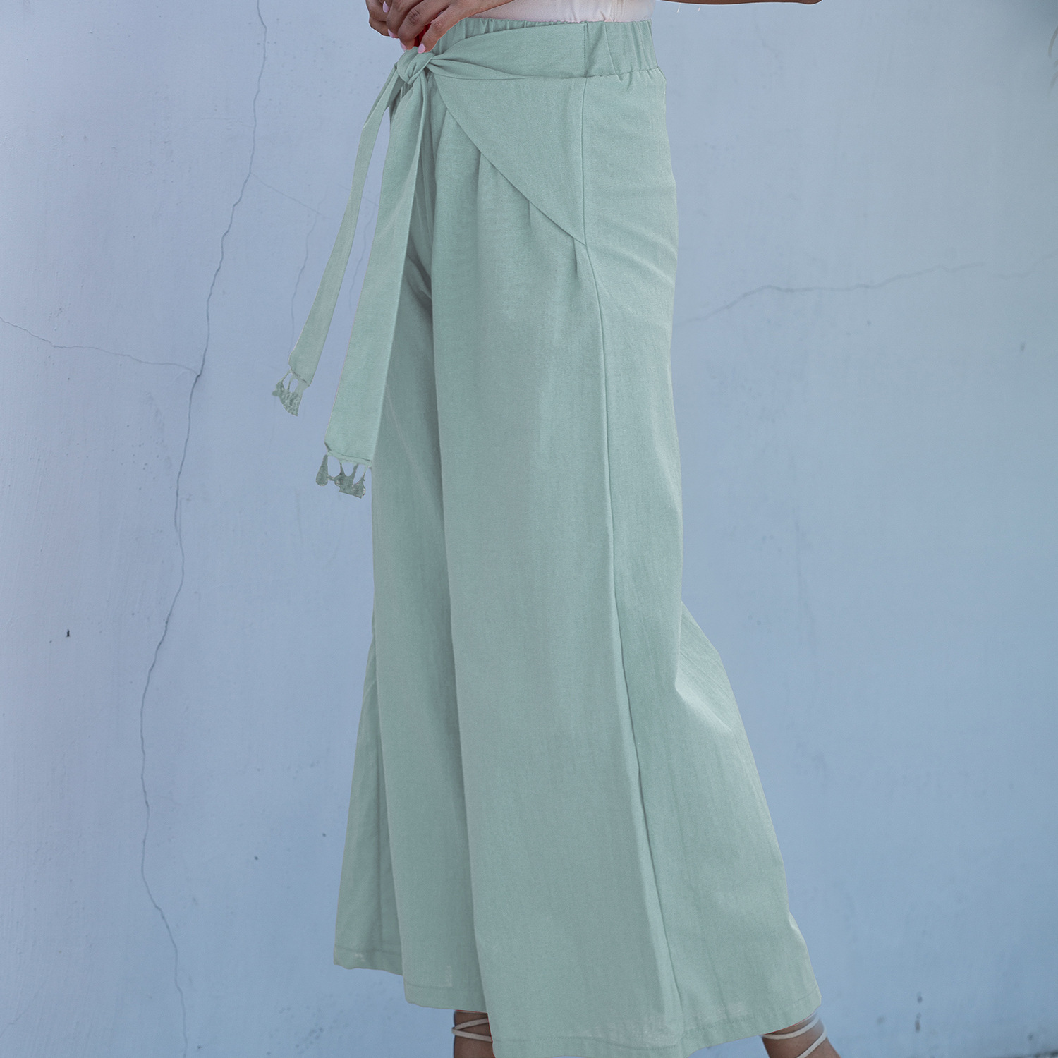 Title 7, Wide leg casual loose trousers