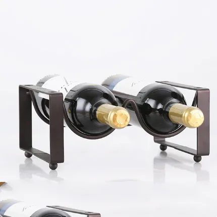 Stackable Wine Bracket Ornaments Bottle Rack Cabinet