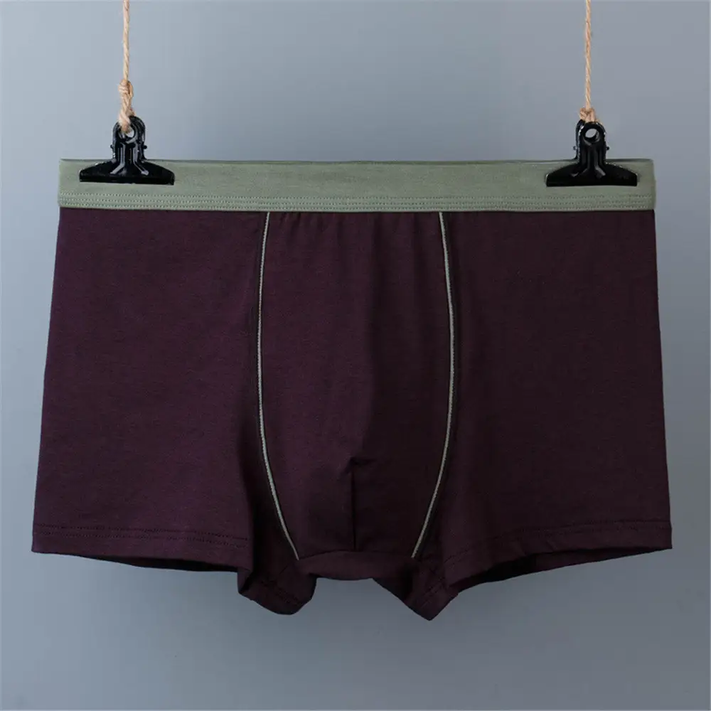 Fatty Plus Size Mid-high Waist Thin Boxer Briefs