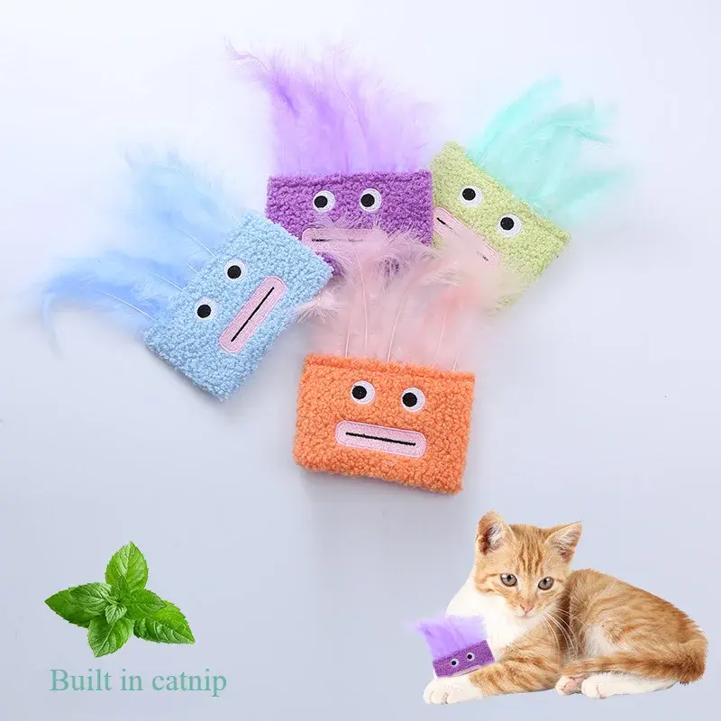 Catnip Plush Toy Cat Funny Big Mouth