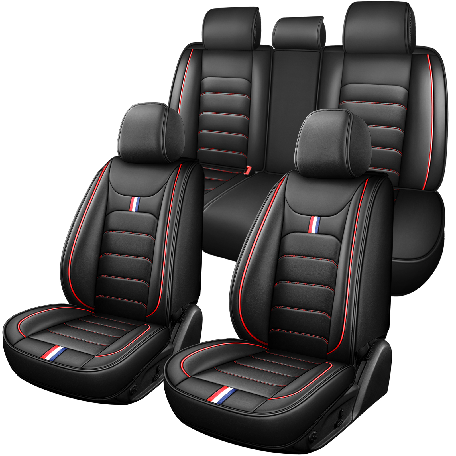 Full-Coverage Racing-Look Seat Covers, picture 2 of 7