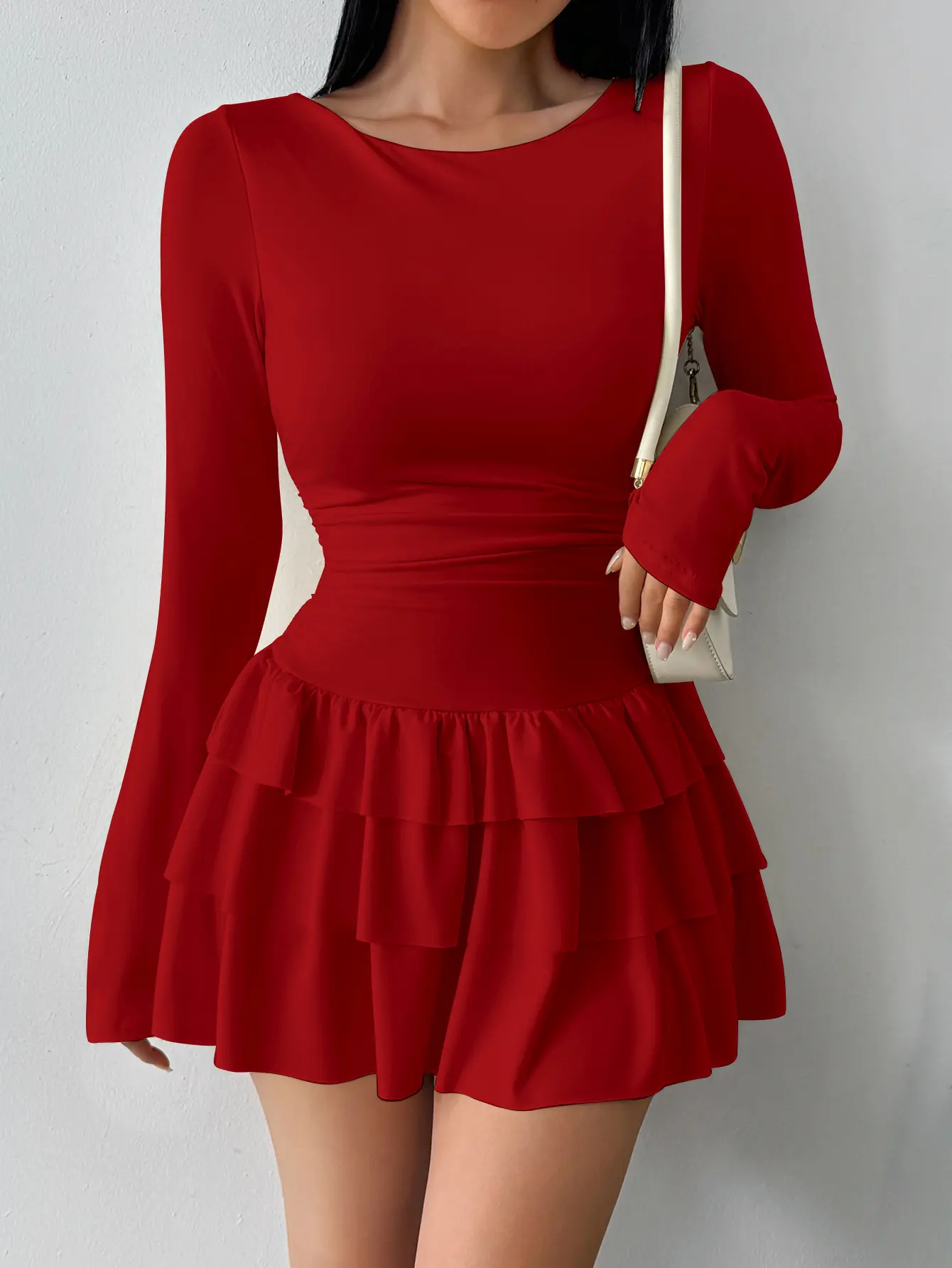 New Women's Autumn And Winter Solid Color