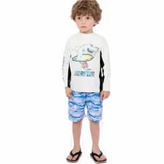 New Korean Children's Split Swimsuit Sunscreen Swimsuit Indoor And Outdoor Boys Swimsuit - Without Cap-2Xl - View 1