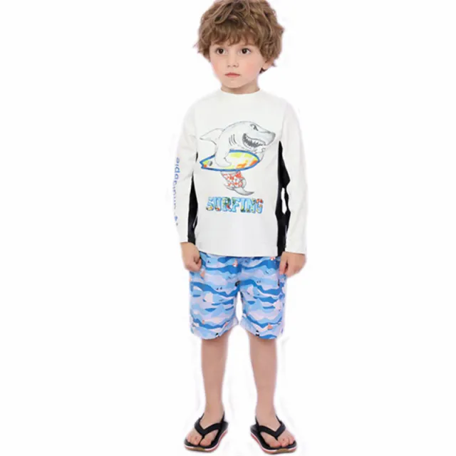 New Korean Children's Split Swimsuit Sunscreen Swimsuit Indoor And Outdoor Boys Swimsuit Without Cap 3Xl - Shop at LoveMi