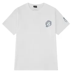 Soft Girl Cute Girl Loose Short Sleeve T-Shirt Top - White - View 1