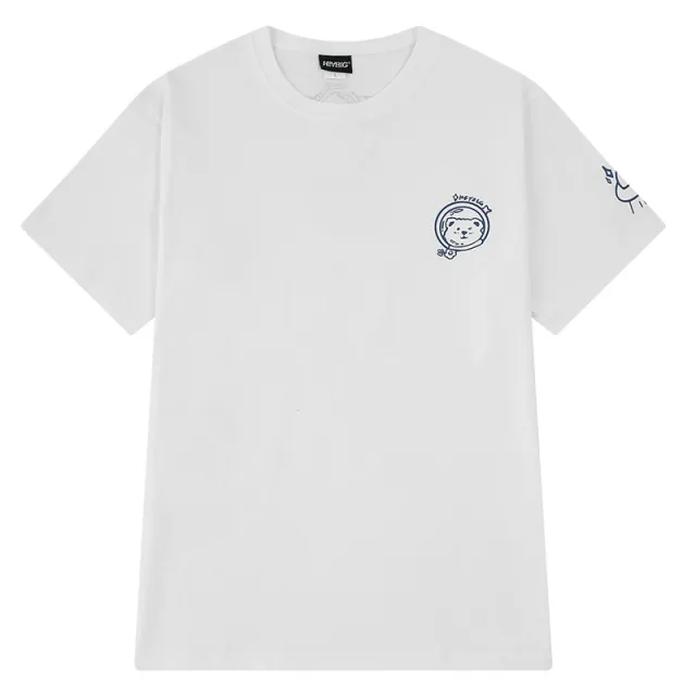 Soft Girl Cute Girl Loose Short Sleeve T Shirt Top White - Shop at LoveMi
