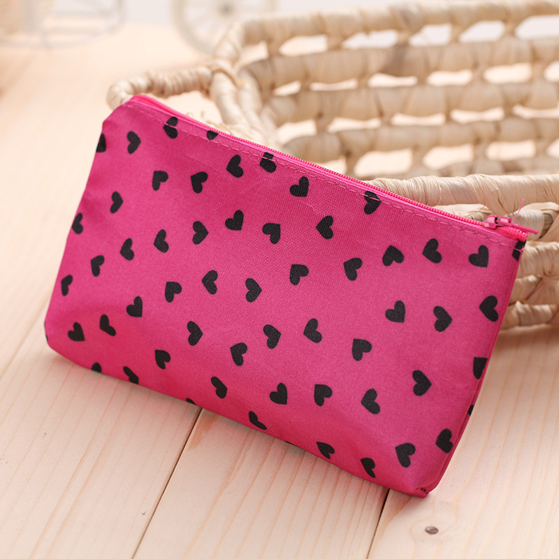 Heart-Shaped Cosmetic Bags