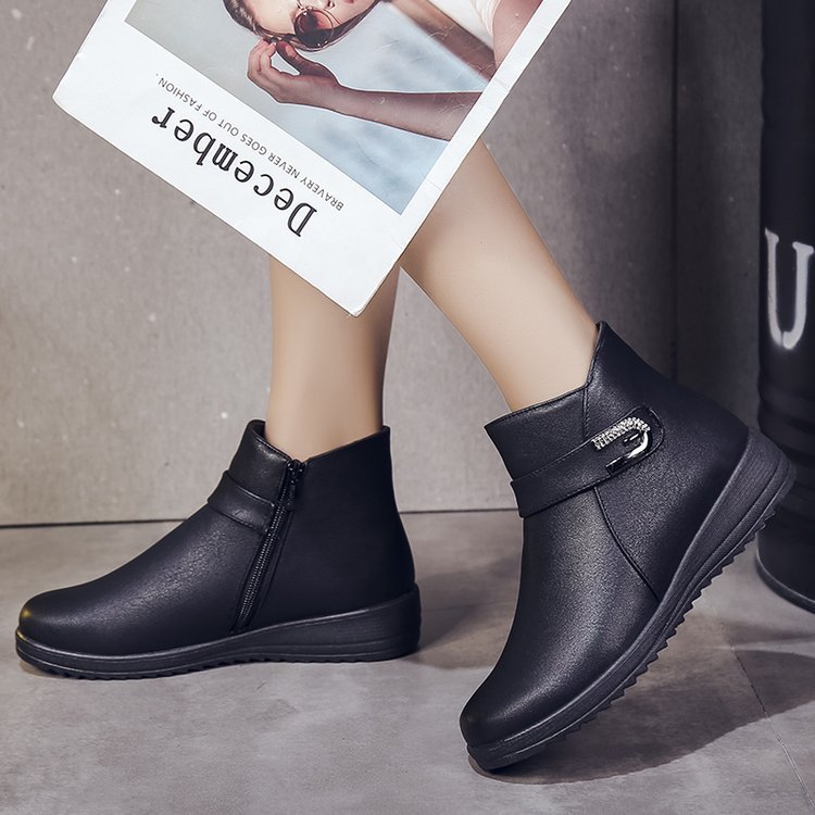 Winter Mother Shoes Cotton Middle-aged And Elderly Plus Velvet