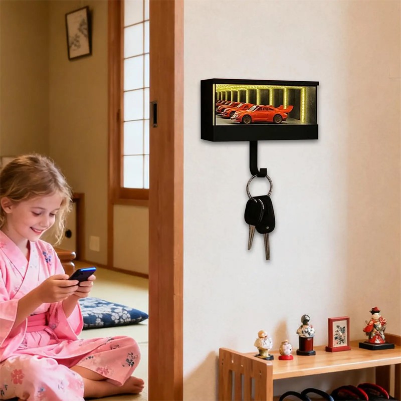 Car Garage Key Holder Wall Mount Key Rack Funny Key