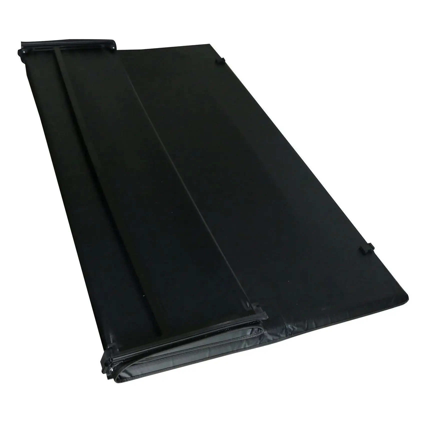 4-FOLD 5.5' Soft Tonneau Cover For F150 15-22 Ford F-150 F150 Truck 5.5FT Bed--A86313-20301M32101YF