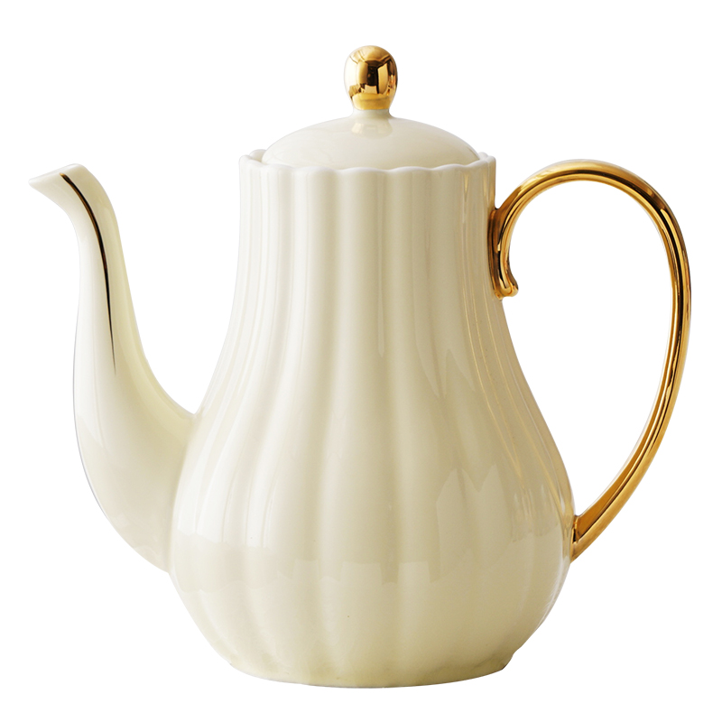 Macaron Coffee Set Afternoon Teapot Cup Saucer Set Morandi  Blue Yellow Purple Color Fashio