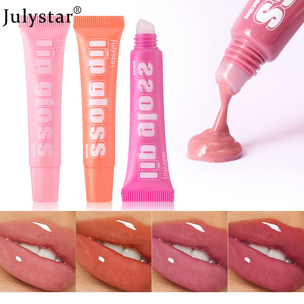 Fruit Flavored Long-lasting Moisturizing Lip Gloss, Moisturizing And Transparent, 8-pack Moisturizing Lip Gloss, Lip Makeup
