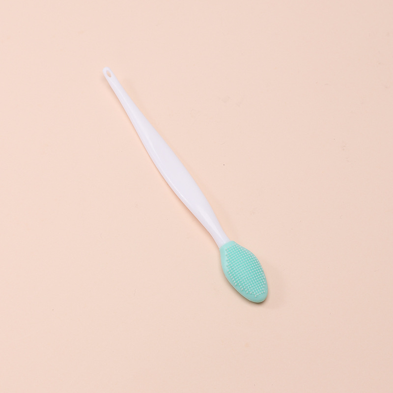 Dual Sided Nose & Lip Cleansing Brush Silicone Scrubber For Blackheads & Dark Lips. 4 Colors. Gentle Exfoliation Green - Shop at LoveMi