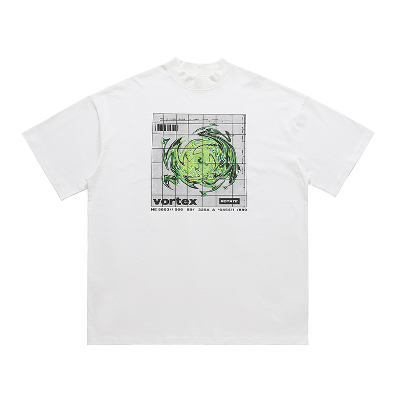 Title 5, Heren T-shirt met Mysterieus Vloeistof Print Lo...