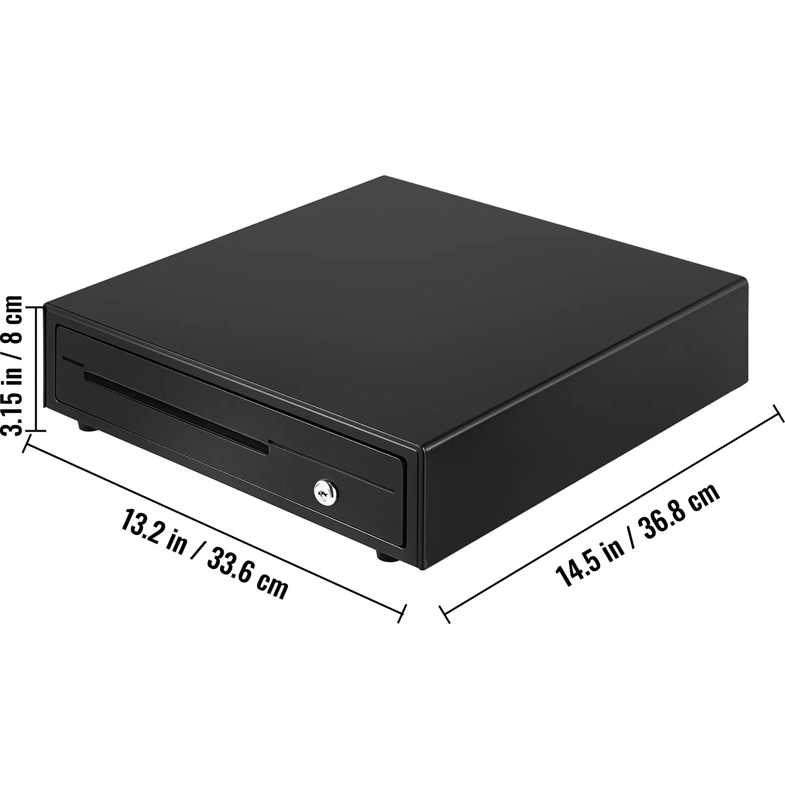 Cash Register Drawer, 13 12 V, For POS System With 4 Bill 5 Coin Cash Tray, Removable Coin Compartment 2… image 7