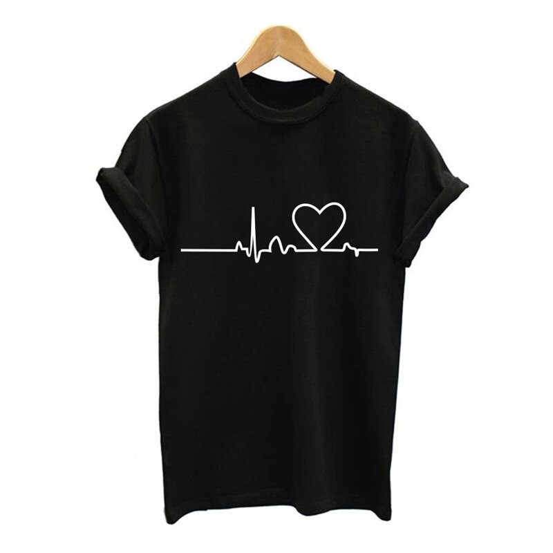 Title 8, Fashion Black T-shirt Girl Harajuku Korean Grap...