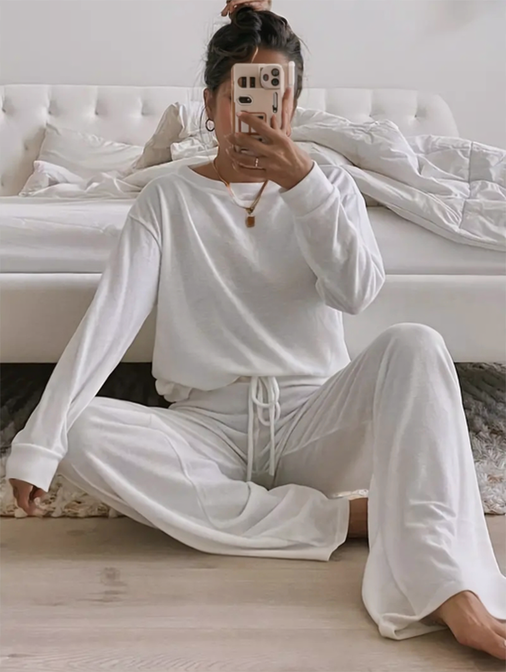 Ladies' Solid-color Long-sleeved Suit